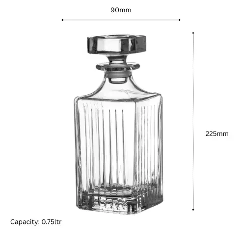 Broadway 3 Piece Whisky Decanter Set – In Gift Box
