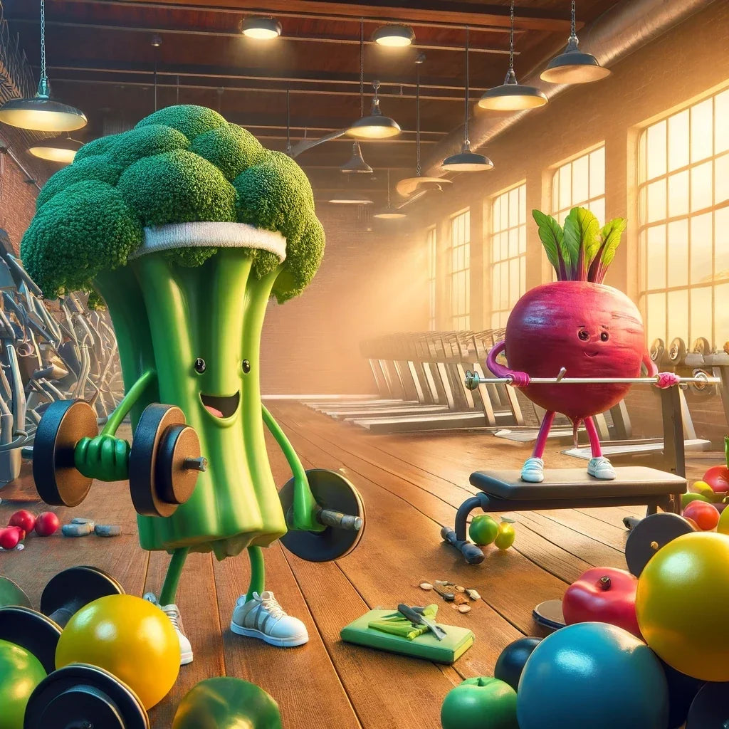 Broccoli's Gym Endeavor Canvas