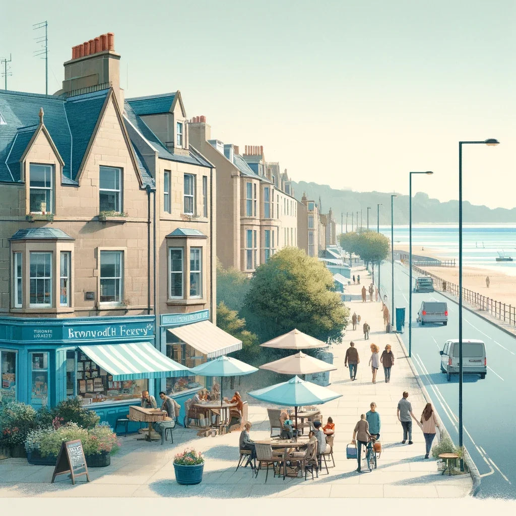 Broughty Ferry Road Canvas