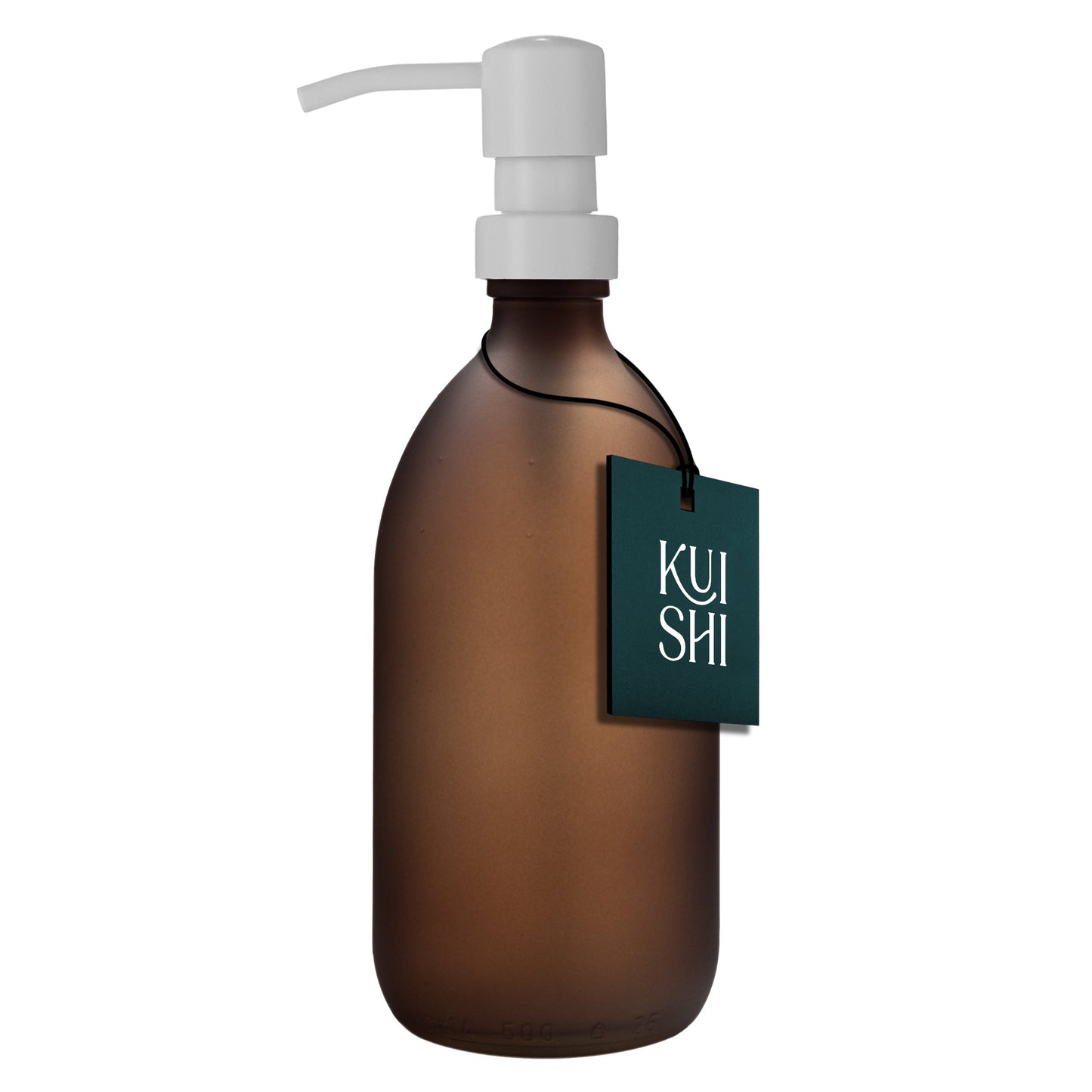 Frosted Amber Glass Dispenser