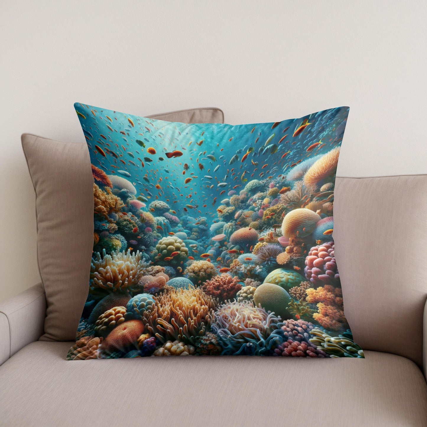 Reef Splendour Cotton Cushion