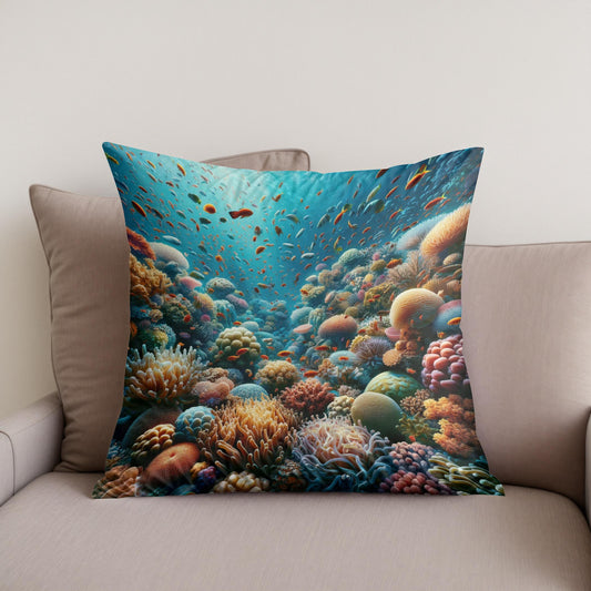 Reef Splendour Cotton Cushion