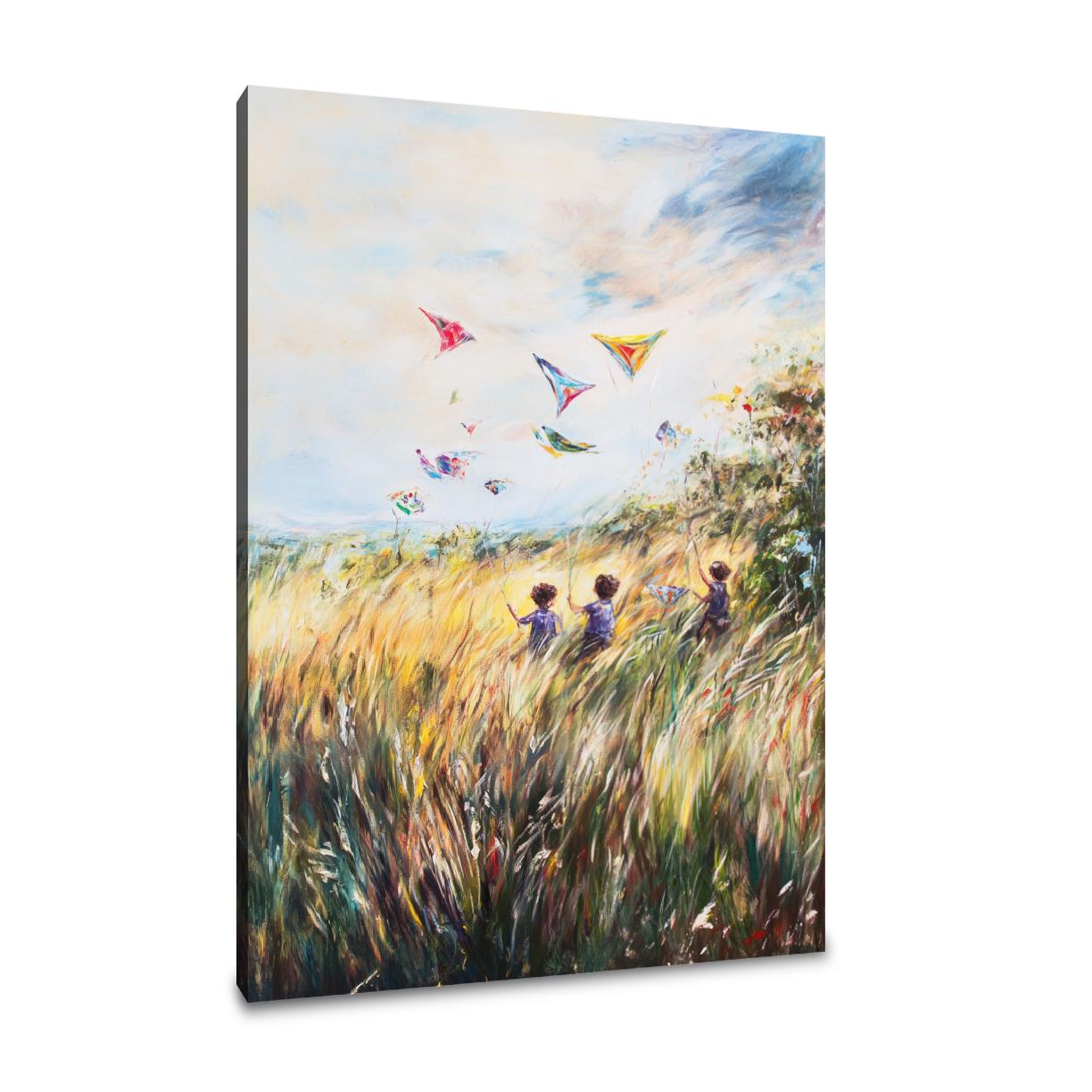 Kite Adventures on Canvas