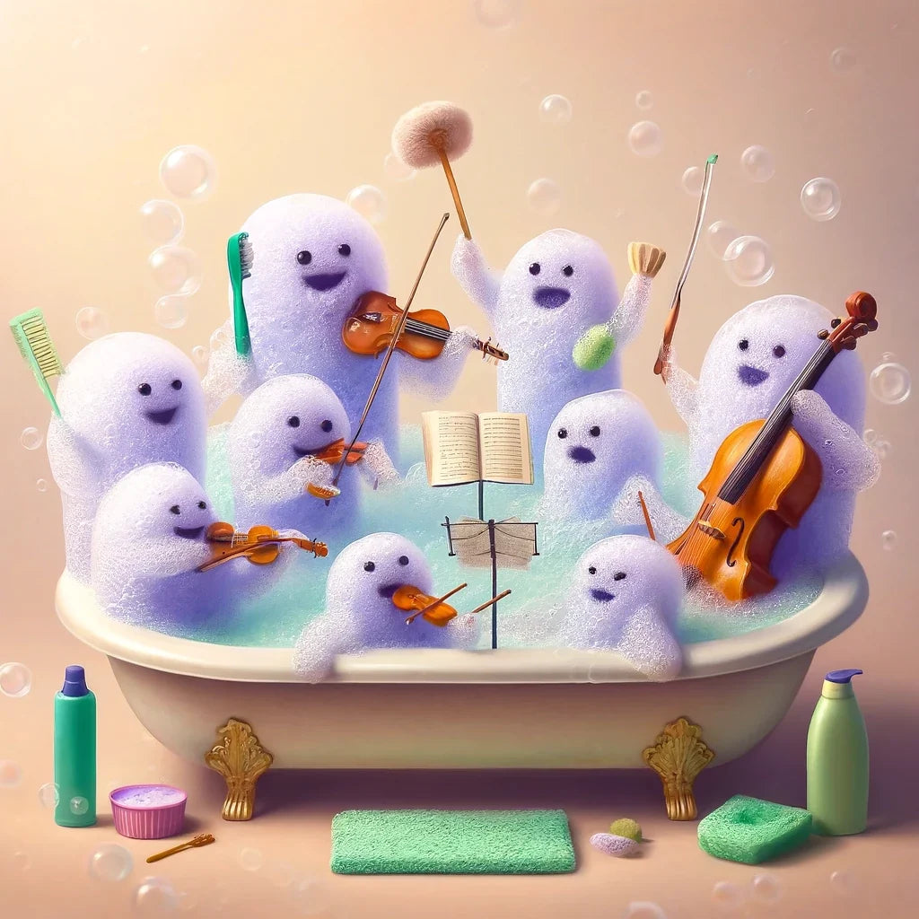 Bubble Bath Symphony Canvas
