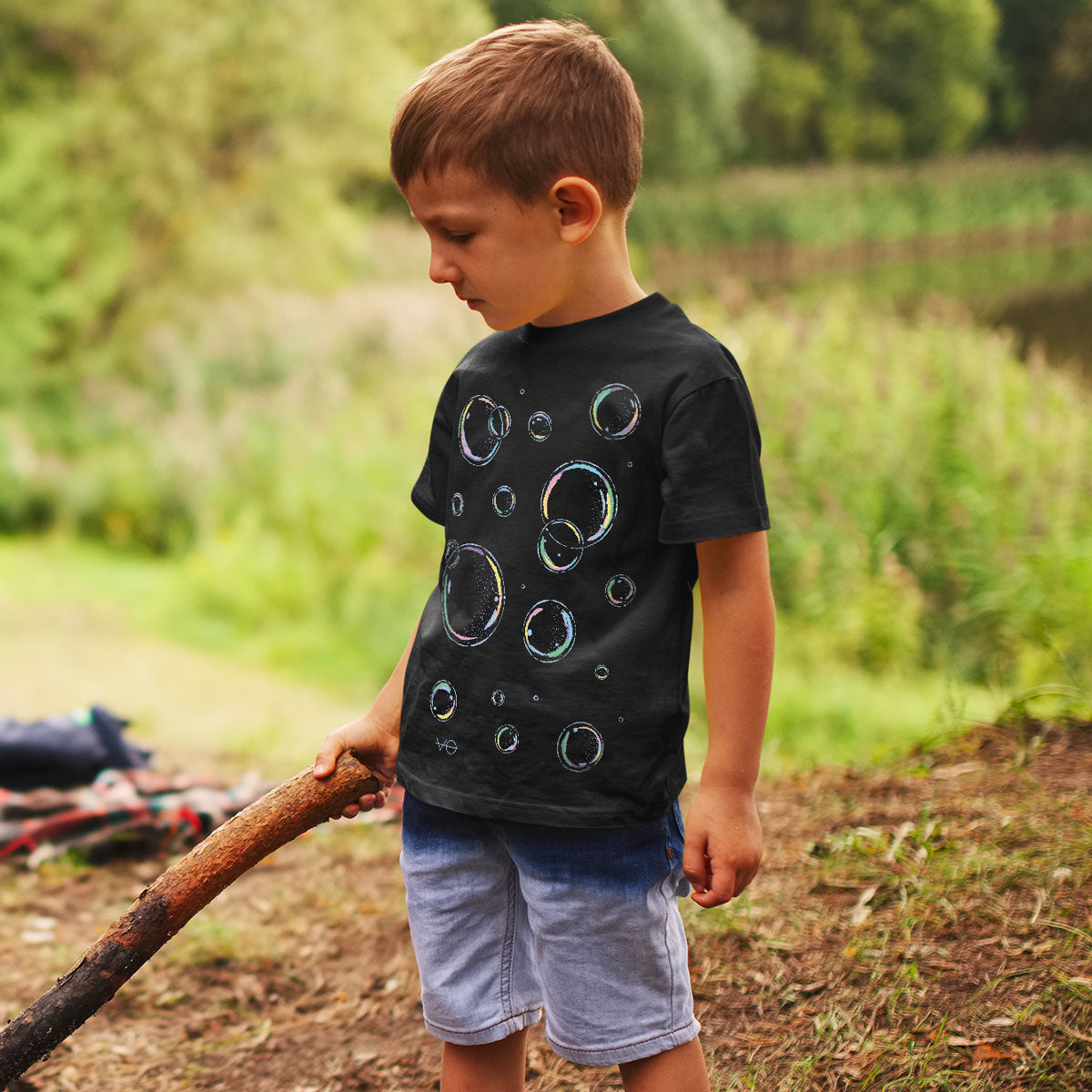 Bubbles Kids T-Shirt (Unisex)