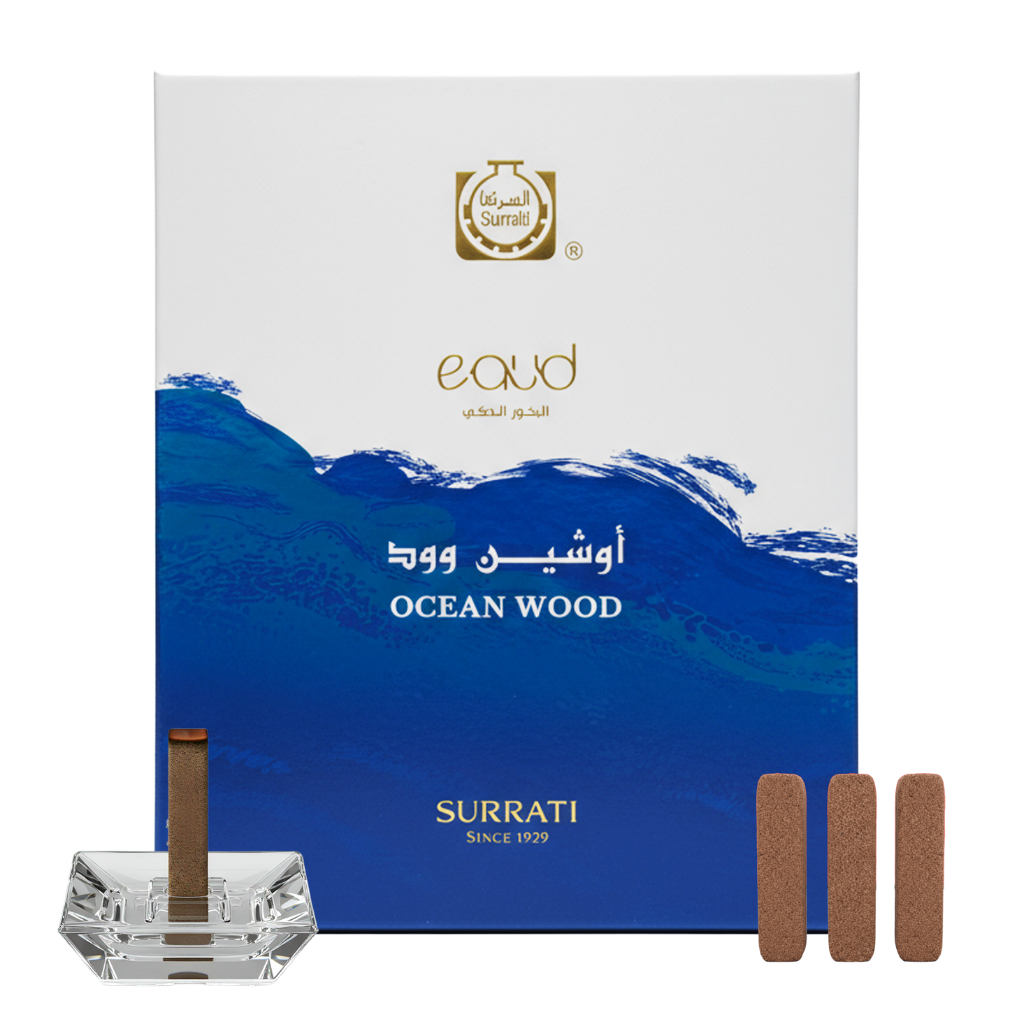 Ocean Wood| E-Oud Bakhoor Sticks | 16 Sticks | 75g