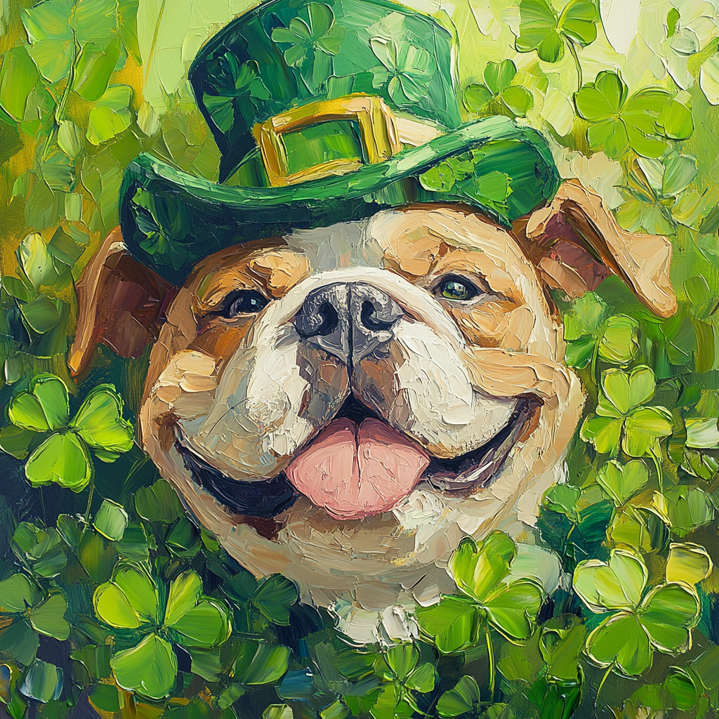 Bulldog's Lucky Canvas