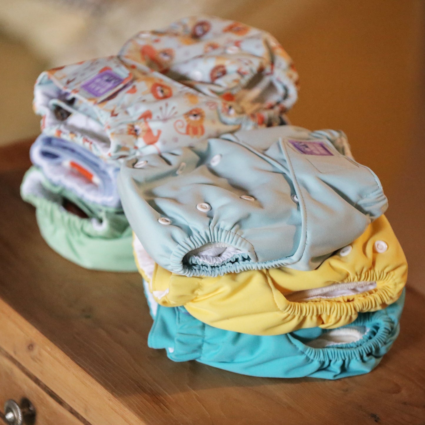 The Everything Reusable Nappy Bundle in Pastels