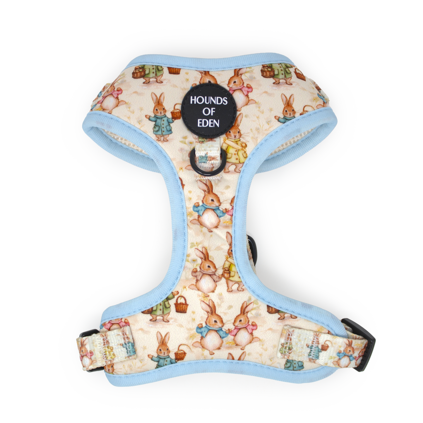 Bunny Tales - Blue, Dog Harness (XXS-XS)