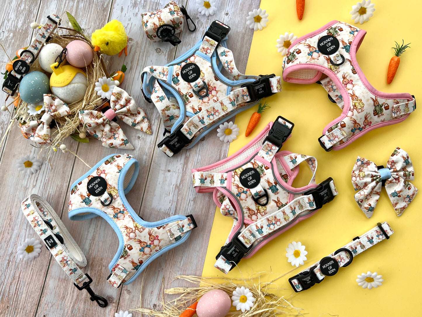 Bunny Tales - Pink, Dog Supaw Strong™ Lite Harness (XS-XL)