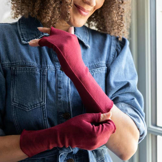 Fingerless Eczema Gloves 2 Pairs - Adults