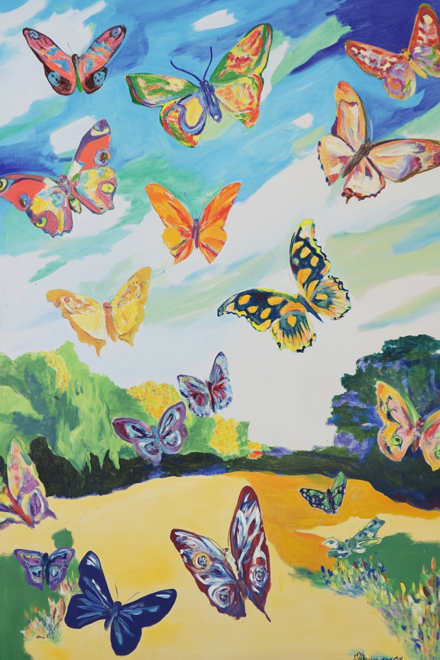 Butterflies' Serenade Canvas