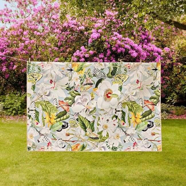 Eco-Washable Multicolour Rug Floral Design