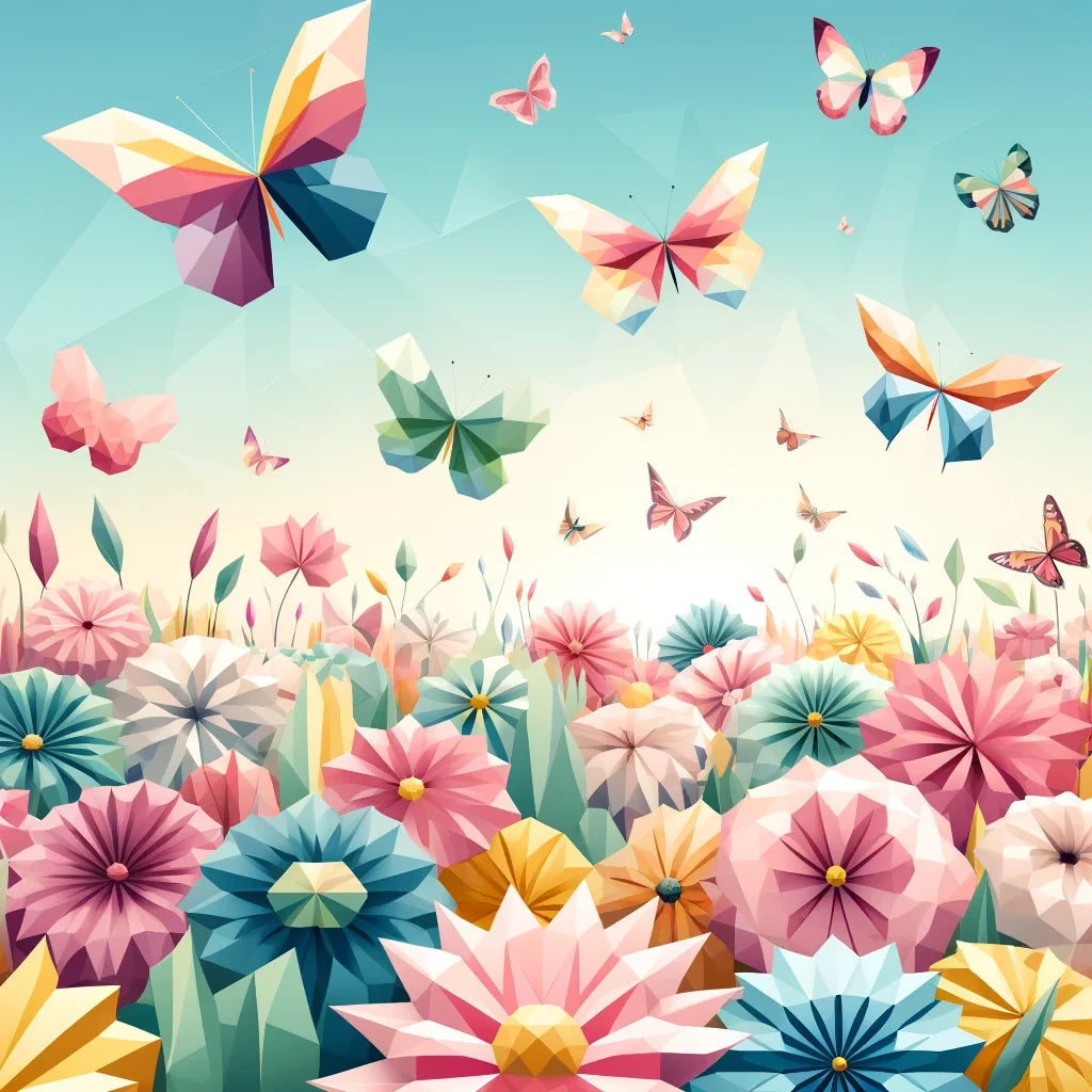 Butterfly Geometry Canvas