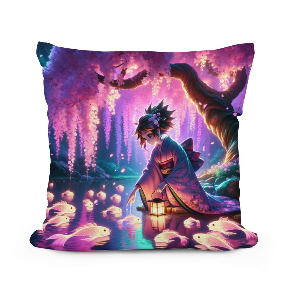 Enchanted Sakura Serenity Cotton Cushion