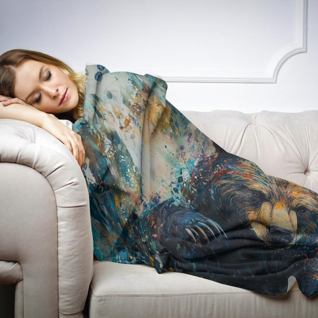 Serengeti Bear Blanket