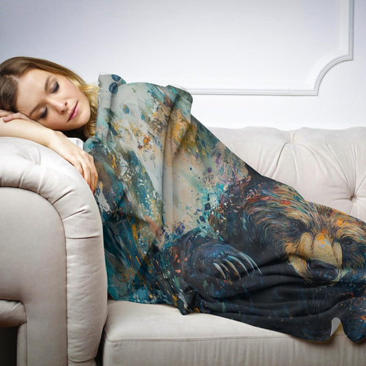 Serengeti Bear Blanket
