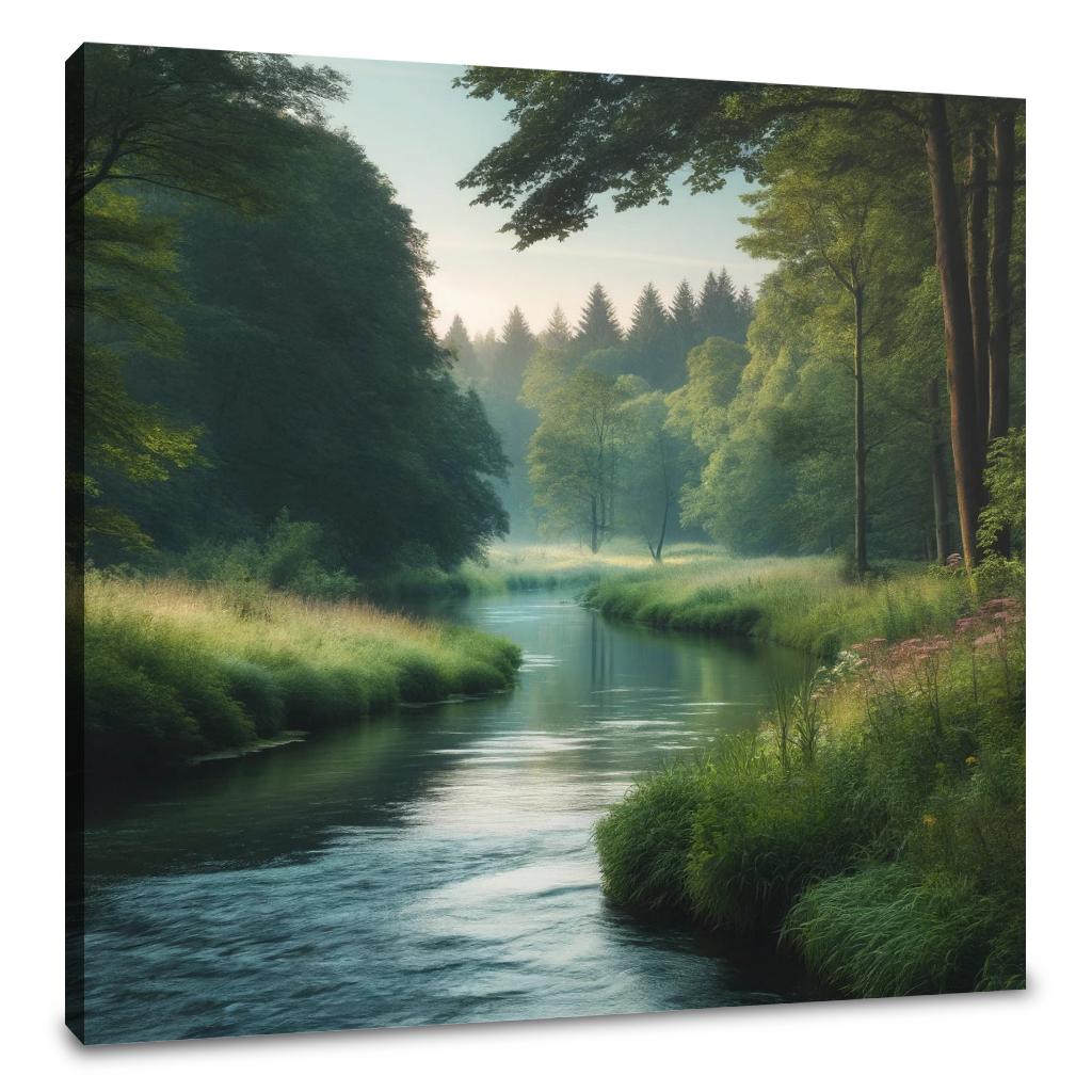 Tranquil River Canvas