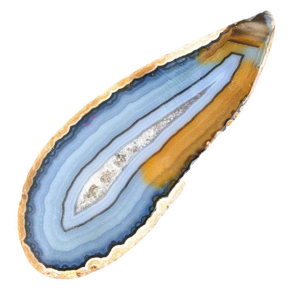 Agate Slice Available in Assorted Vibrant Colours Collectable (Single)