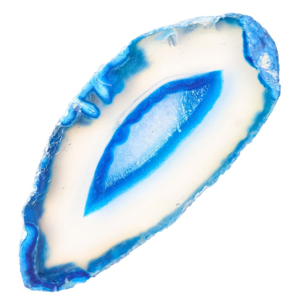 Agate Slice Available in Assorted Vibrant Colours Collectable (Single)