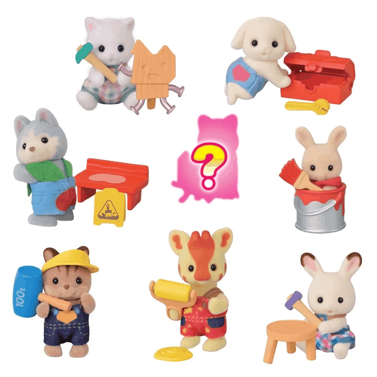 Sylvanian Families Baby Builders Series Blind Bag for Ages 3+ (Single)