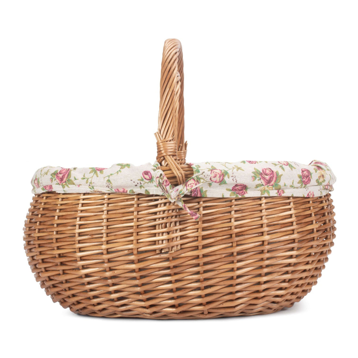Deluxe Shopper With Garden Rose Lining Set 2