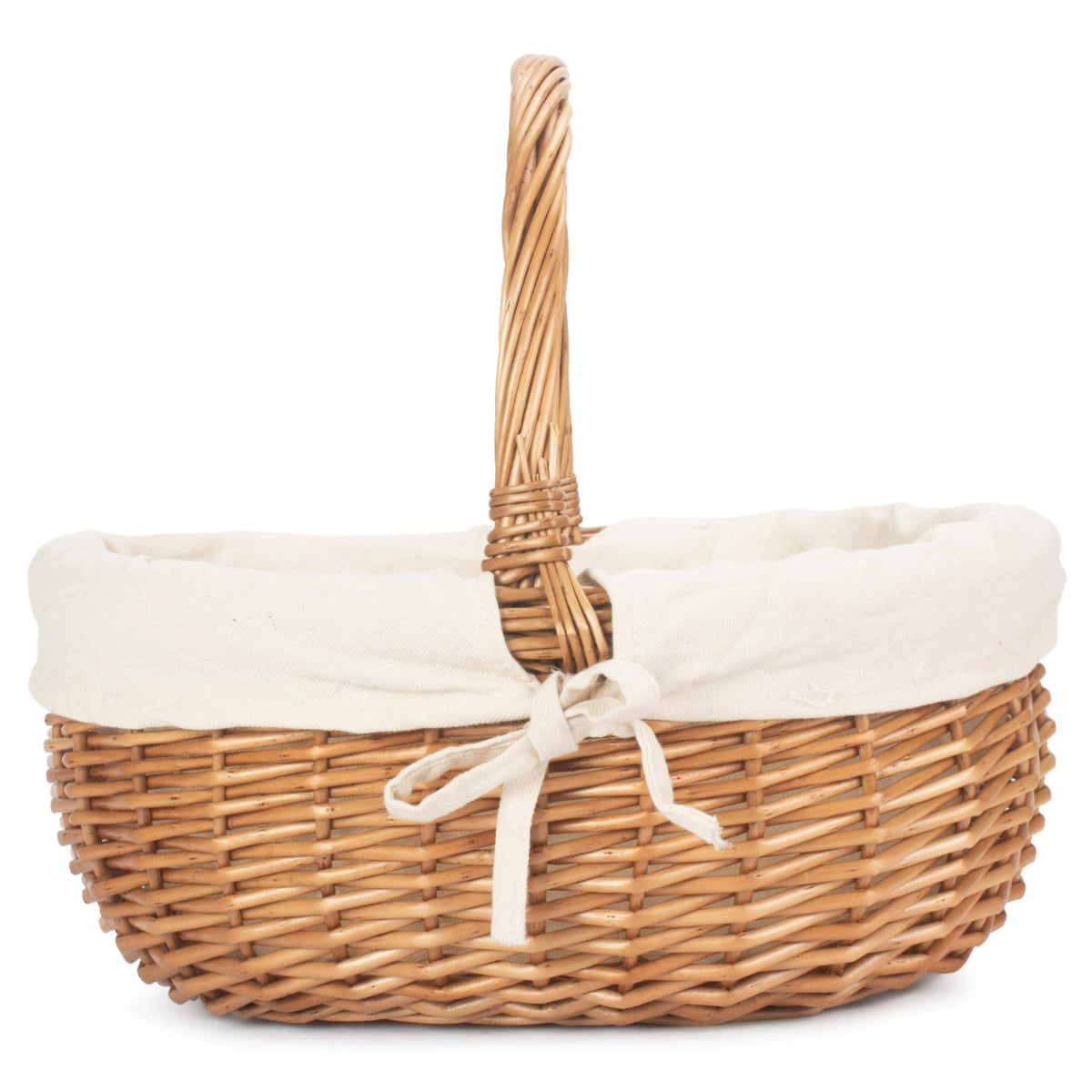 Small Deluxe Shopper With White Lining