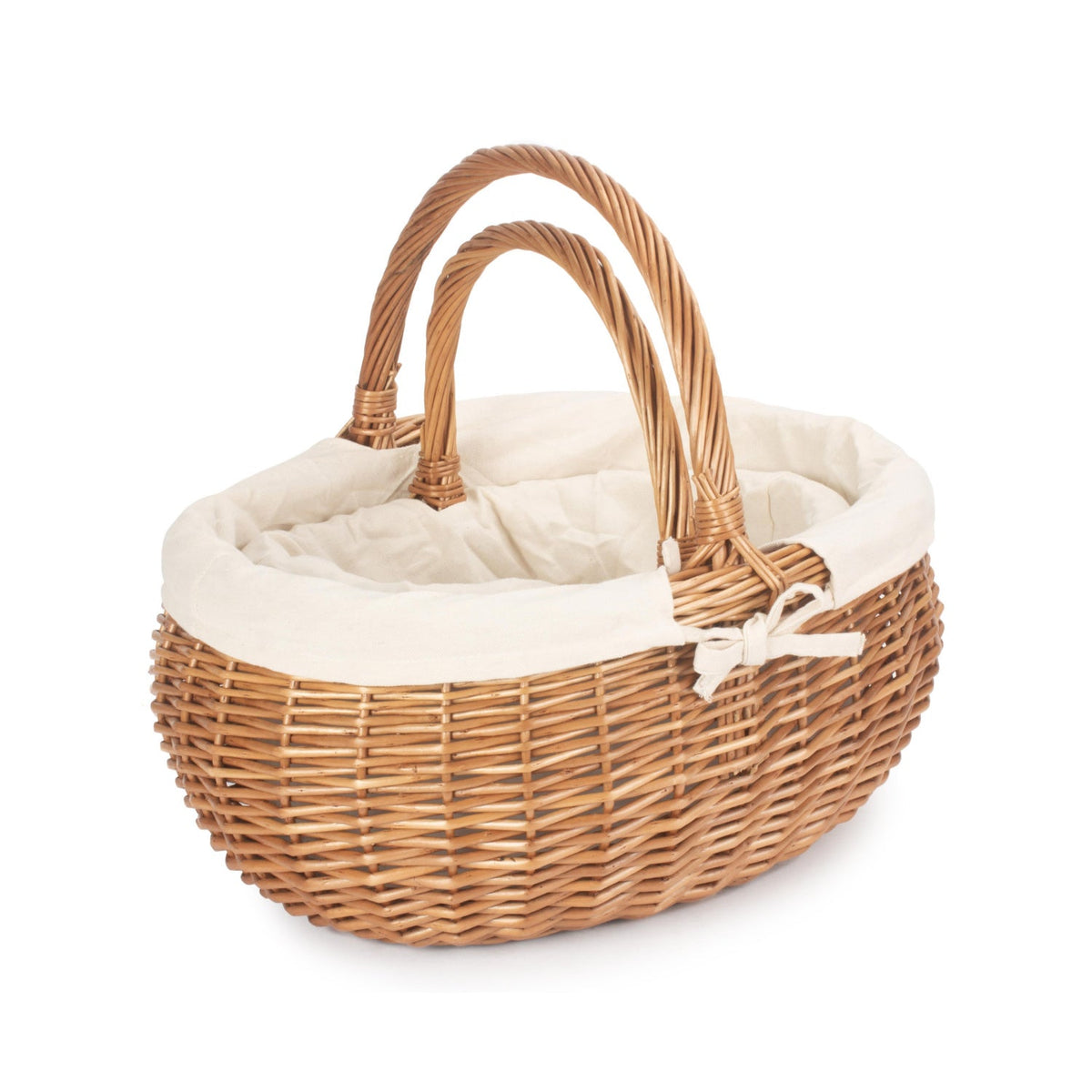 Deluxe Shopper With White Lining Set 2
