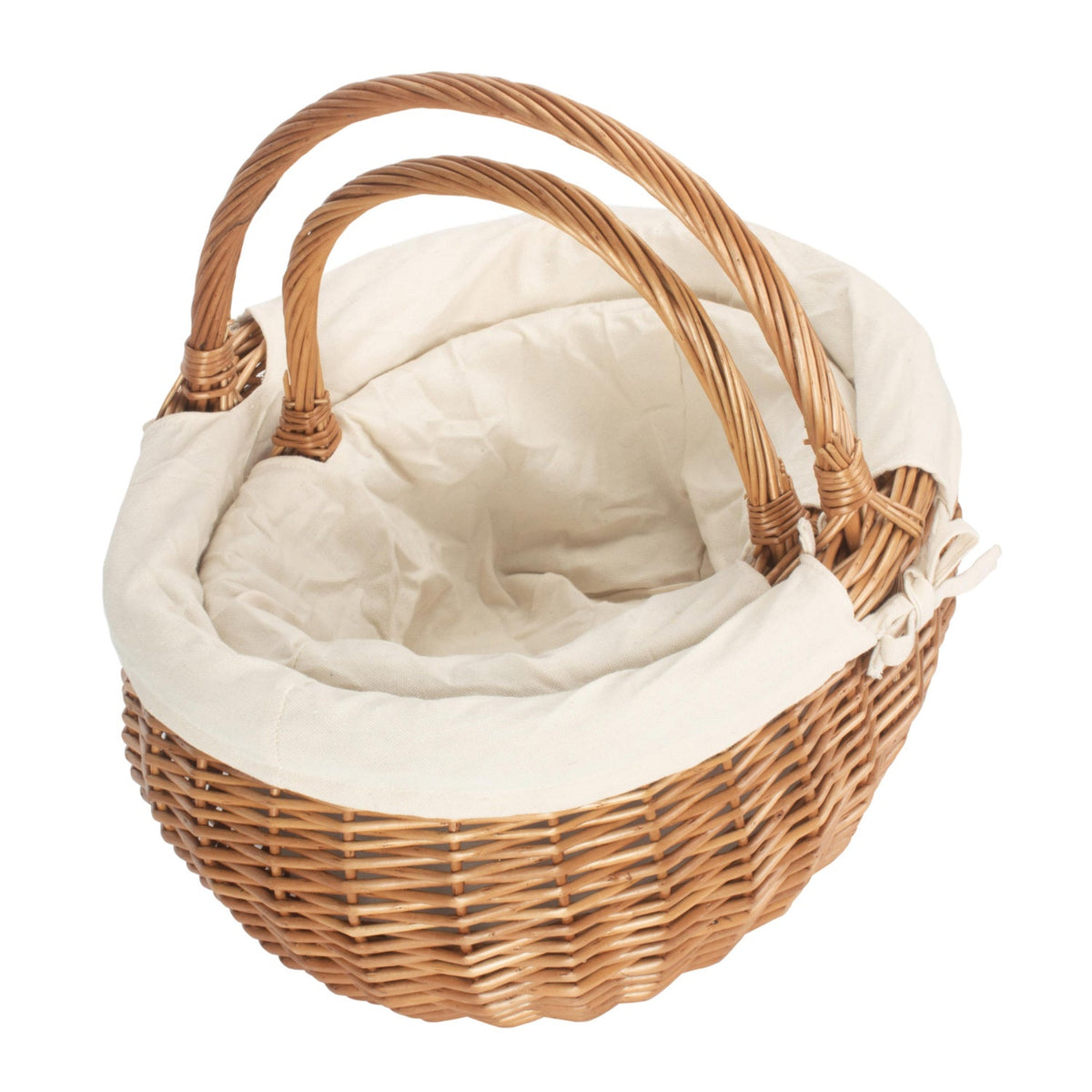 Deluxe Shopper With White Lining Set 2