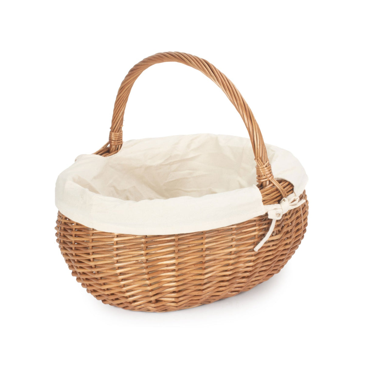 Large Deluxe Shopper With White Lining