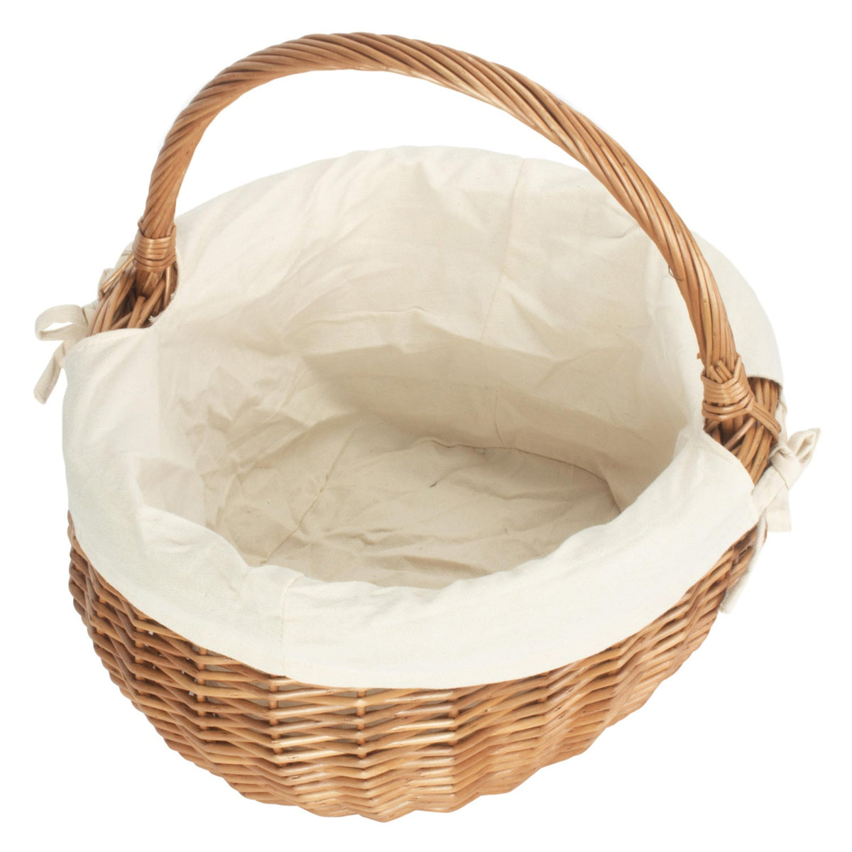 Large Deluxe Shopper With White Lining