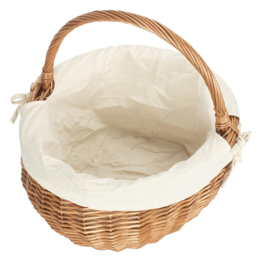 Large Deluxe Shopper With White Lining