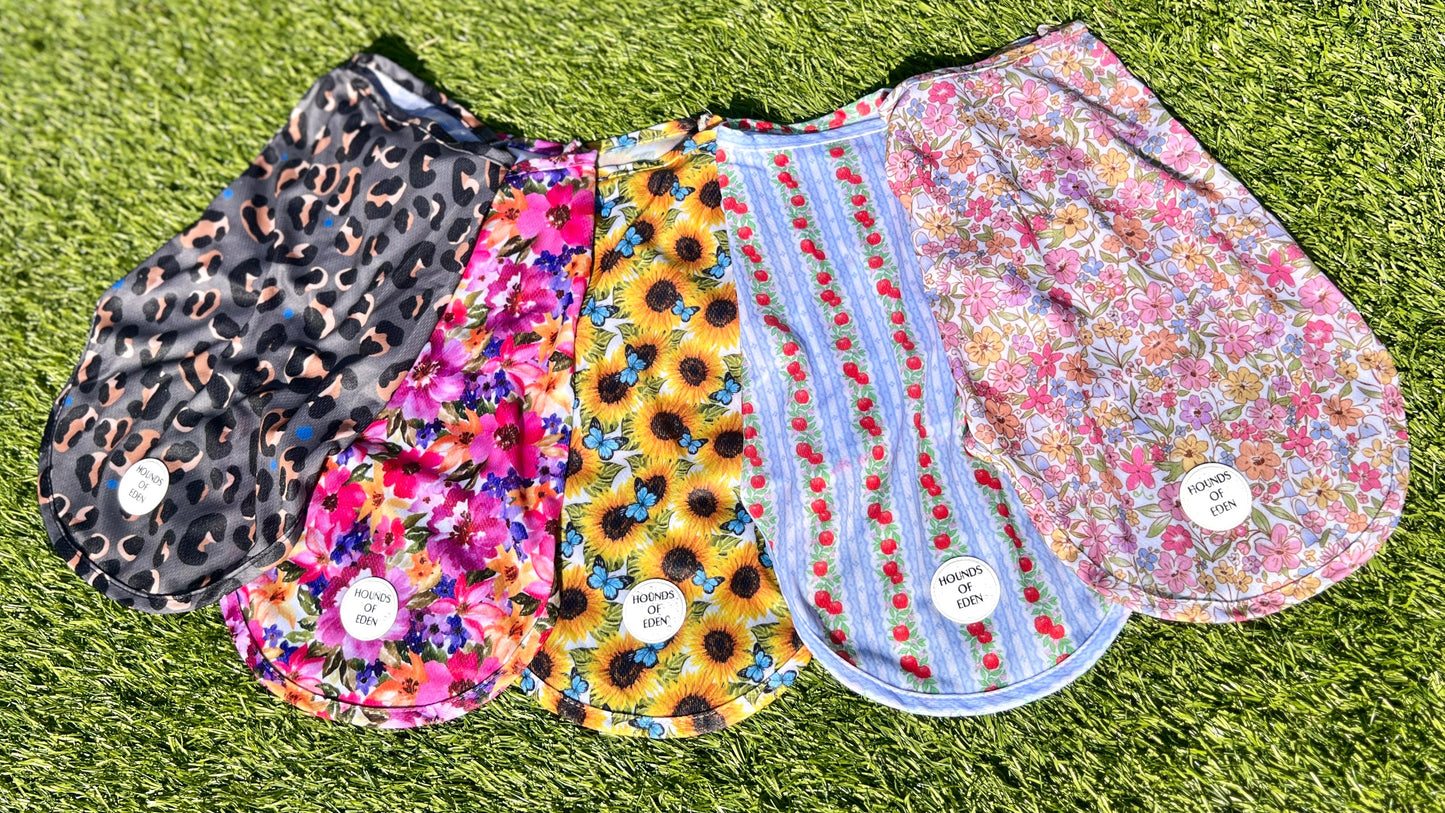 Pastal Petals Dog Cooling Vest