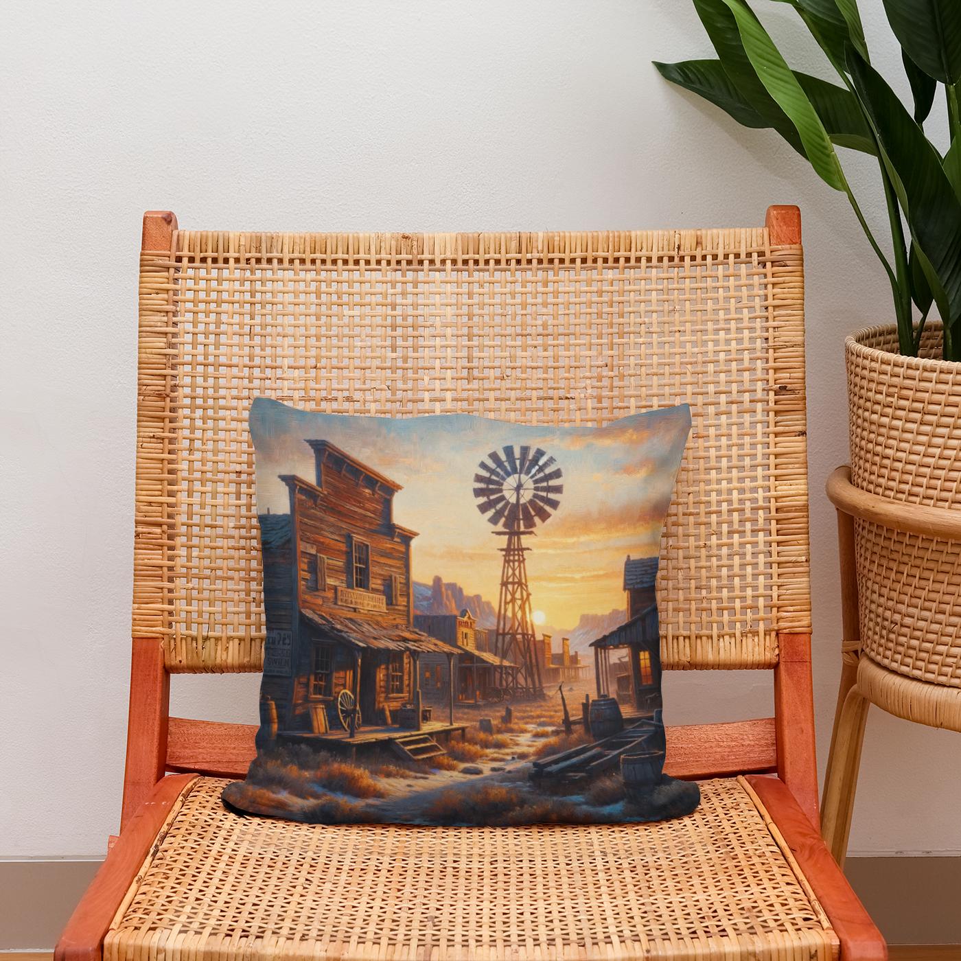 Forgotten Frontier Cotton Cushion
