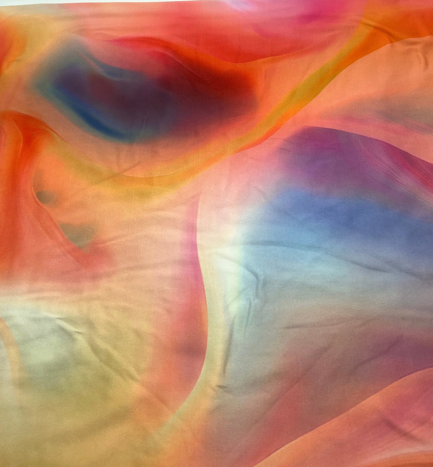 Bright Multi Colour Super Soft Print Stretch Fabric