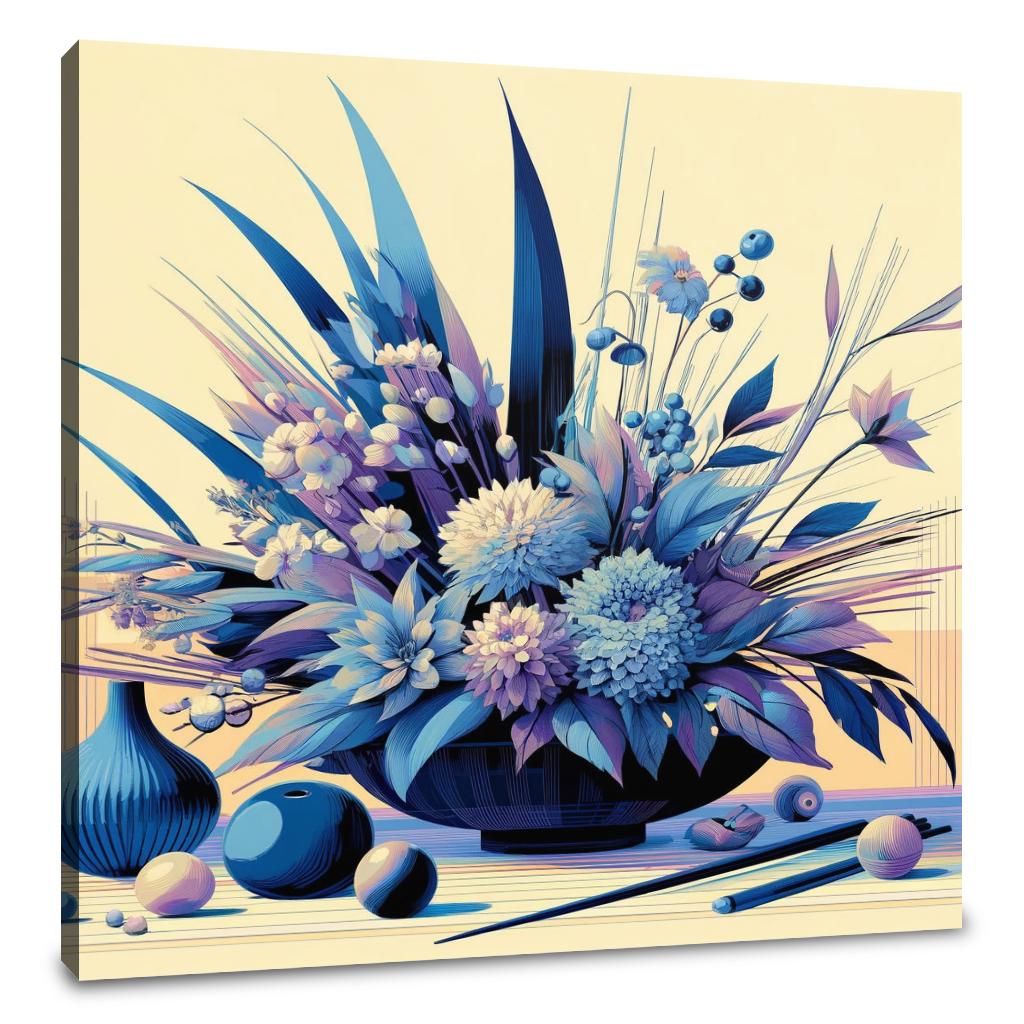 Modern Ikebana Canvas