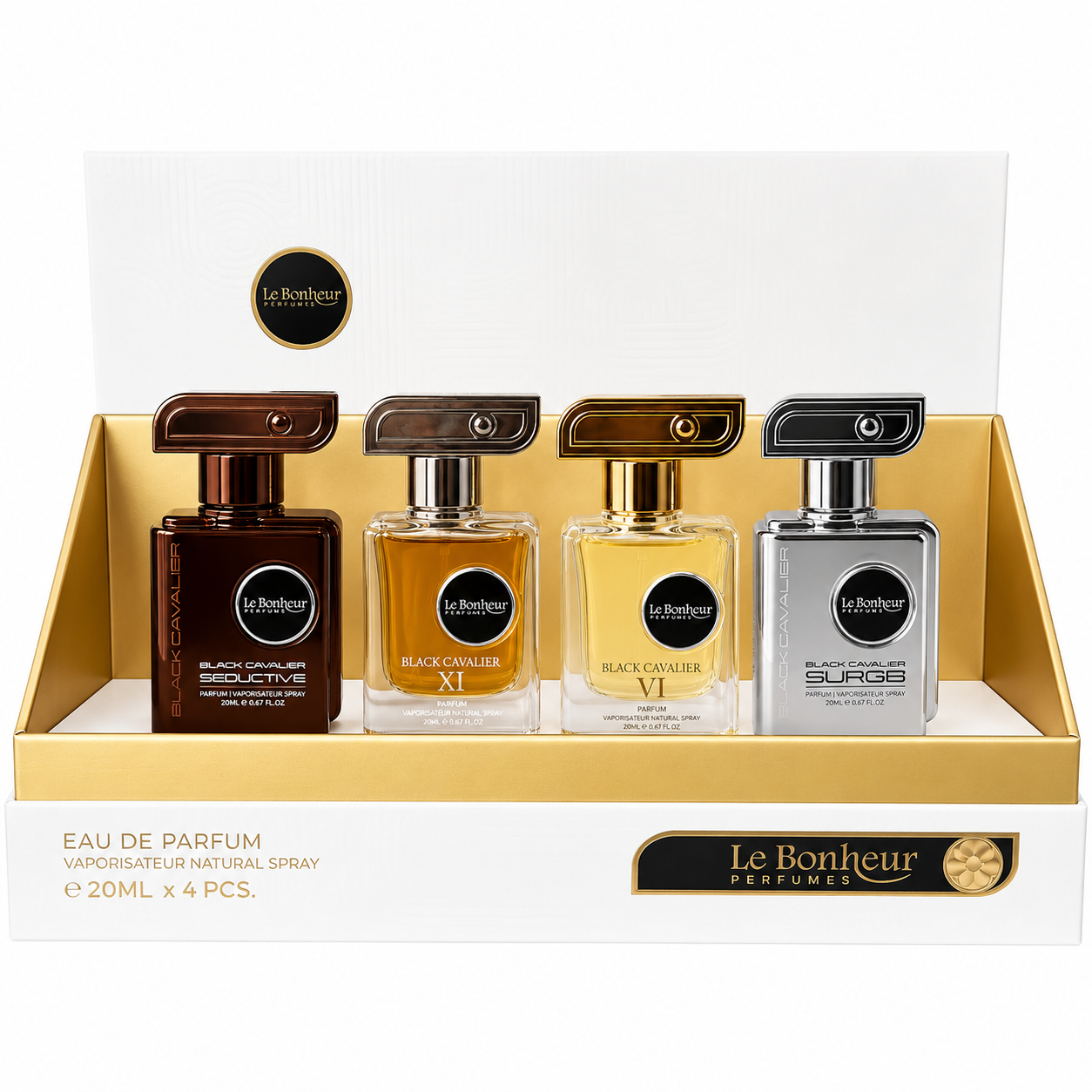 Signature collection (Black cavalier) | Gift Set | Eau De Parfum | 20mlx4