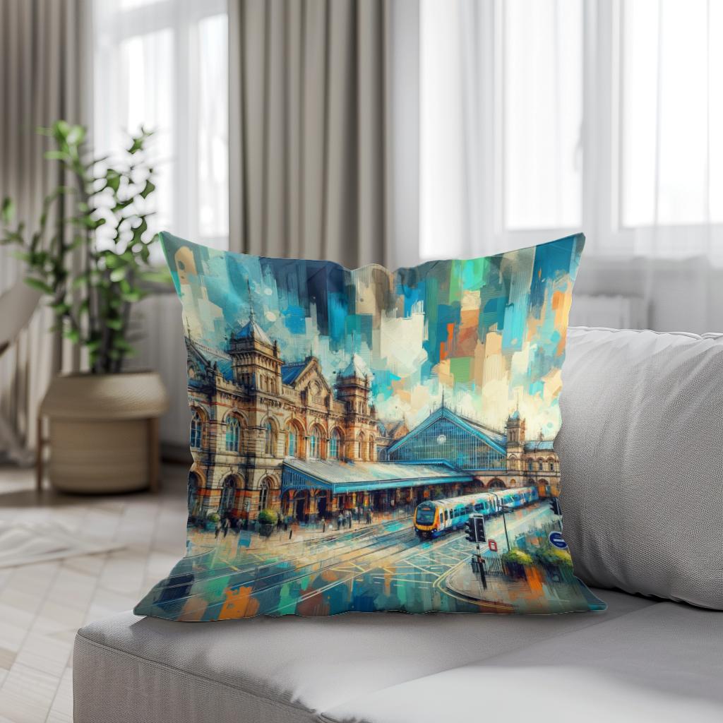 Bristol Station Impressions Cotton Cushion