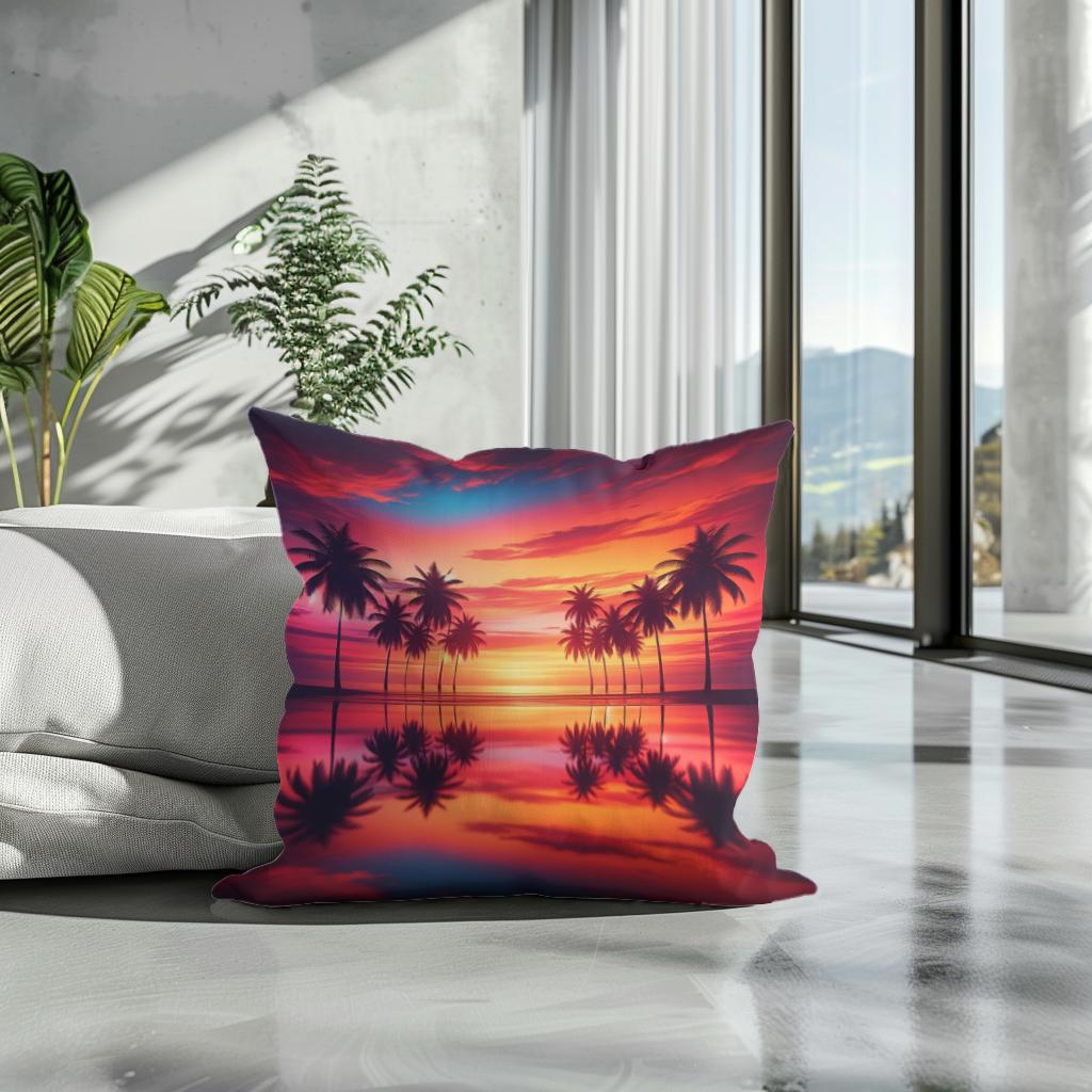 Summer Serenity Cotton Cushion