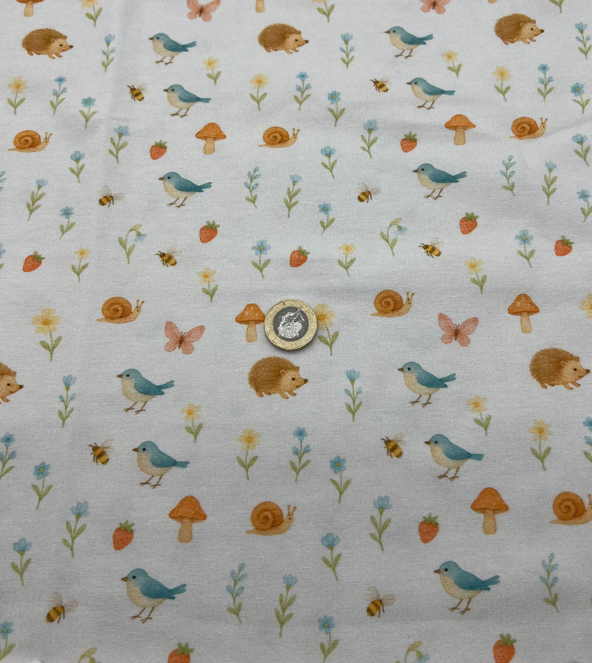 Woodland Whispers Print Cotton Stretch Jersey 200 GSM 95/5 Lycra 4 Way Stretch