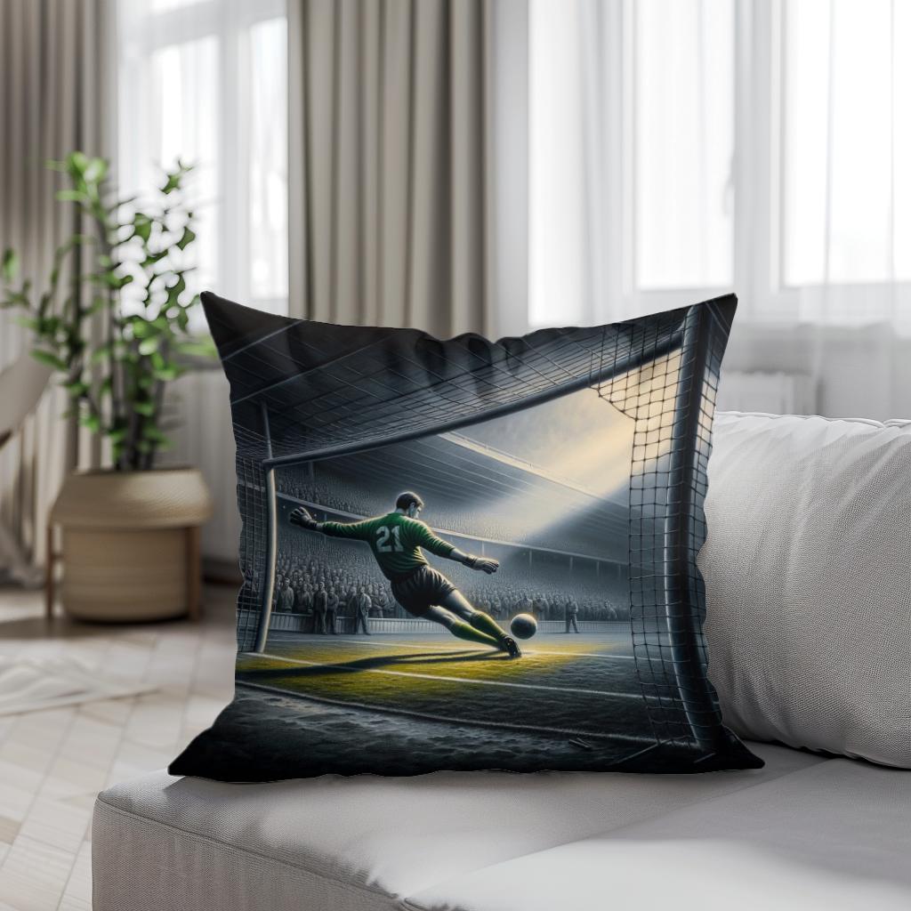 Goalkeeper's Moment Cotton Cushion