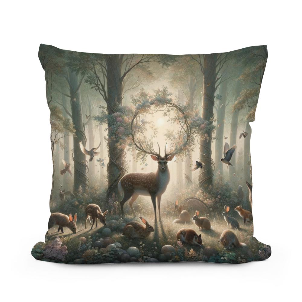Enchanted Nature Cotton Cushion