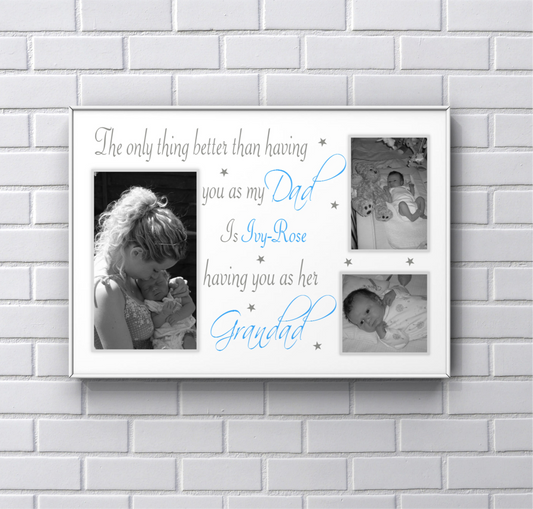 Personalised Father's Day gifts from baby - Dad & Grandad