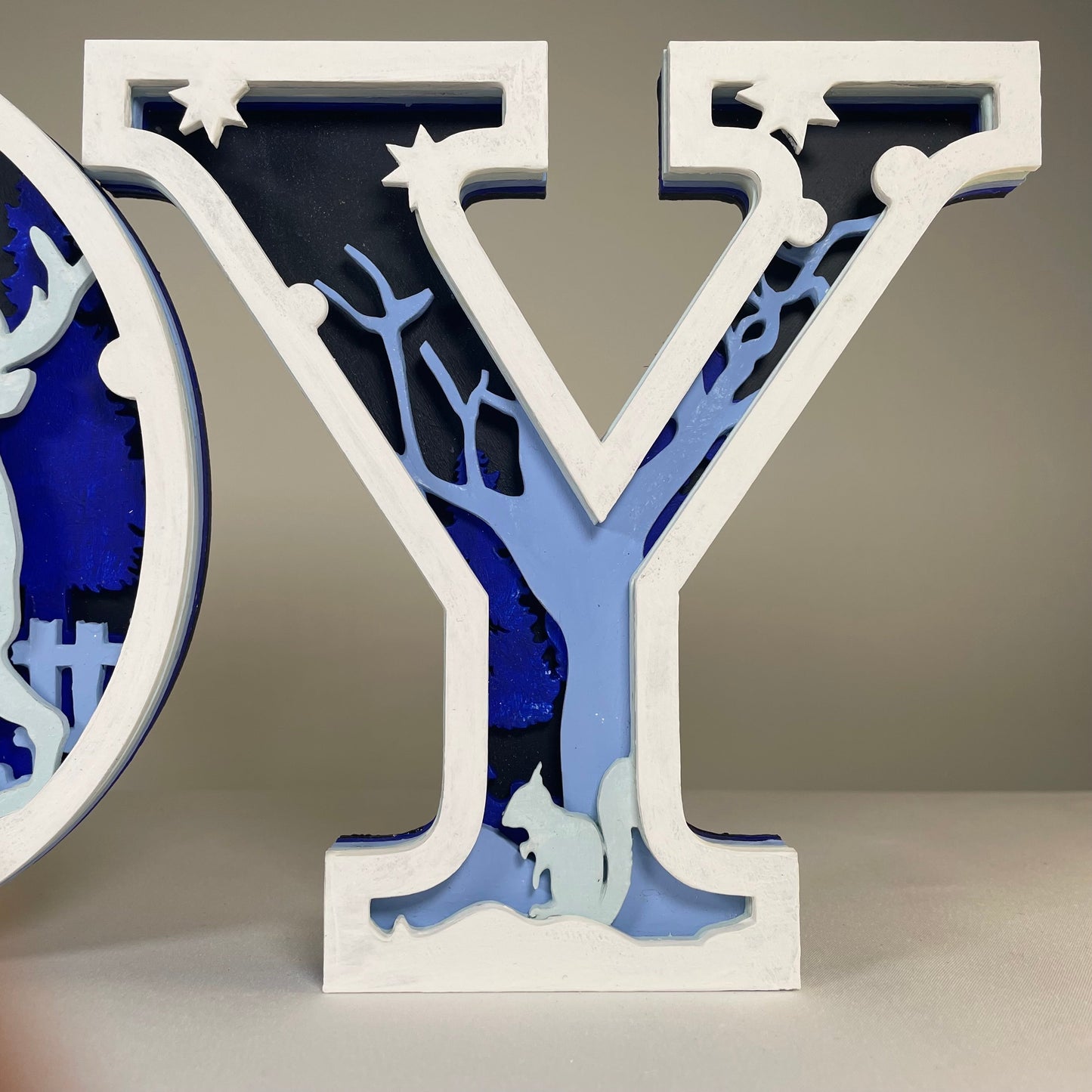 Joy Sign - Handmade Ornament by Curious Rabbit ®