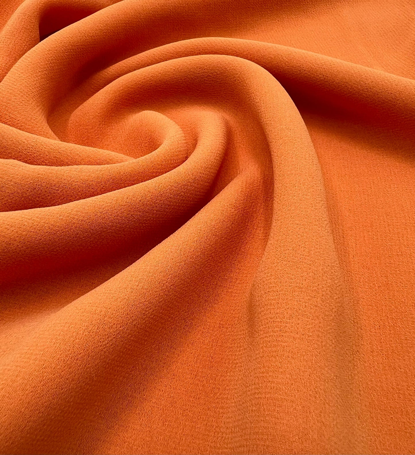 Plain Orange Chiffon Sheer Dress Bridal Fabric