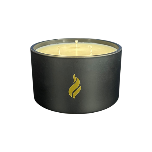 Soy Wax Scented Candle - Large - Black