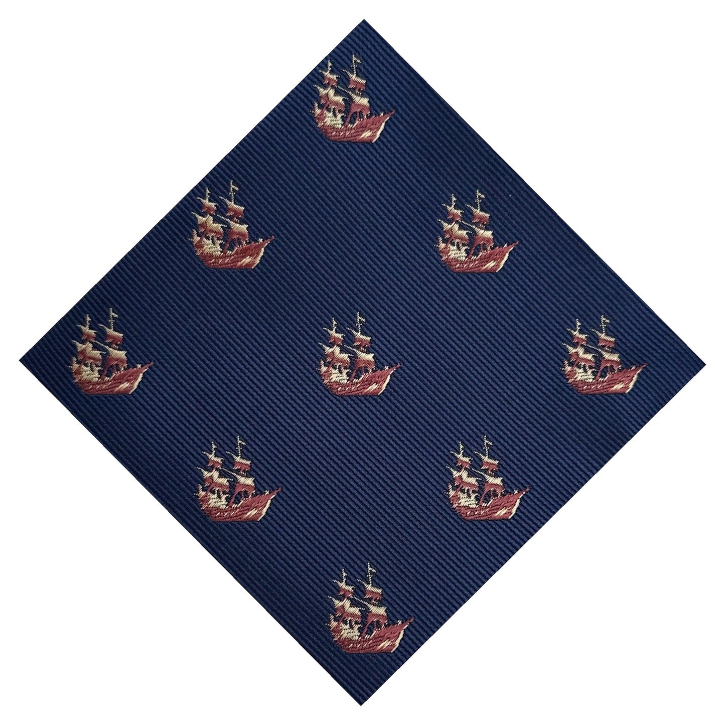 Nautical Sailing Ship Pocket Square