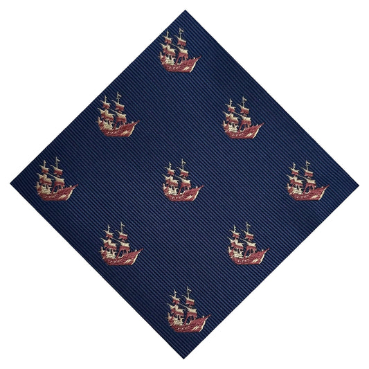 Nautical Sailing Ship Pocket Square