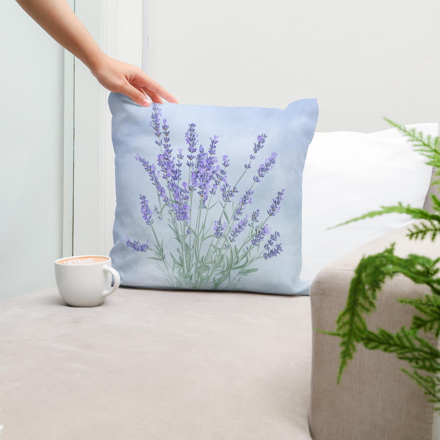 Tranquil Bloom Cotton Cushion