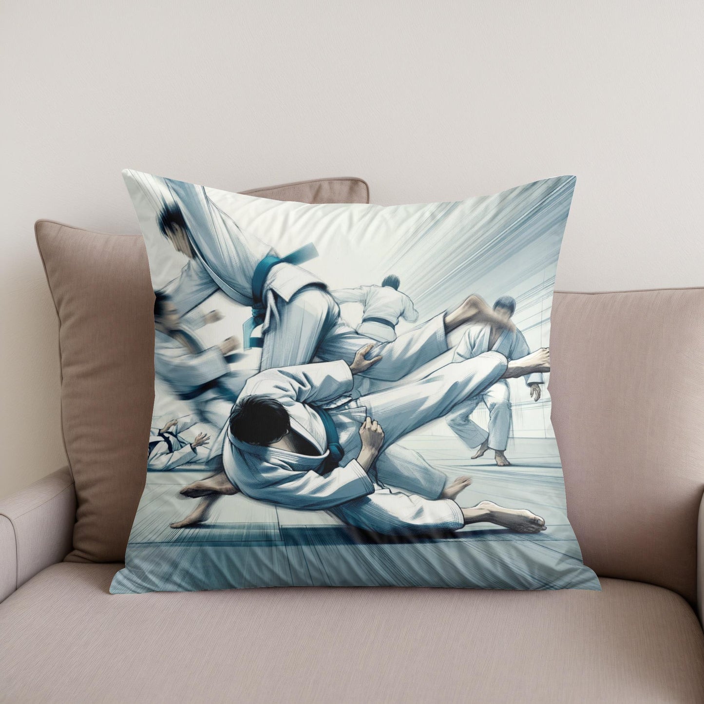 Judo Motion Cotton Cushion